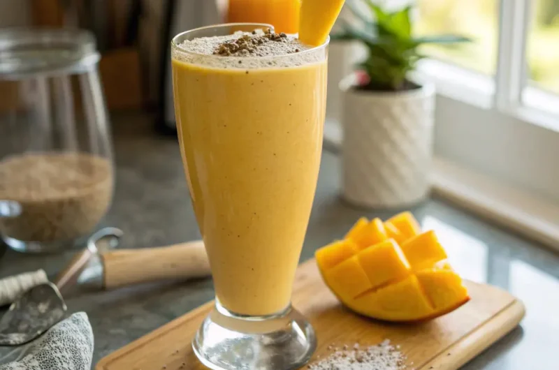 Creamy Mango Smoothie – Your 5-Minute Vacation in a Glass