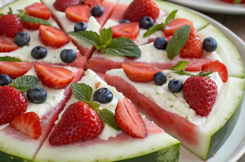 Watermelon Pizza—The No-Bake Dessert You Need!