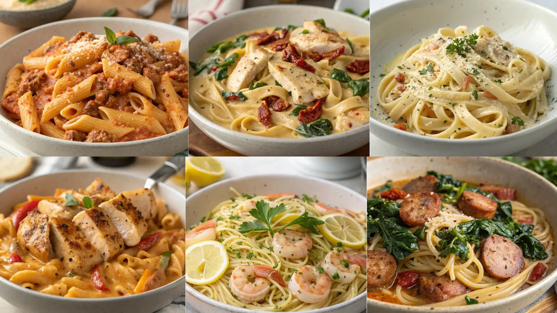 The Ultimate  One Pot Pasta Recipes List