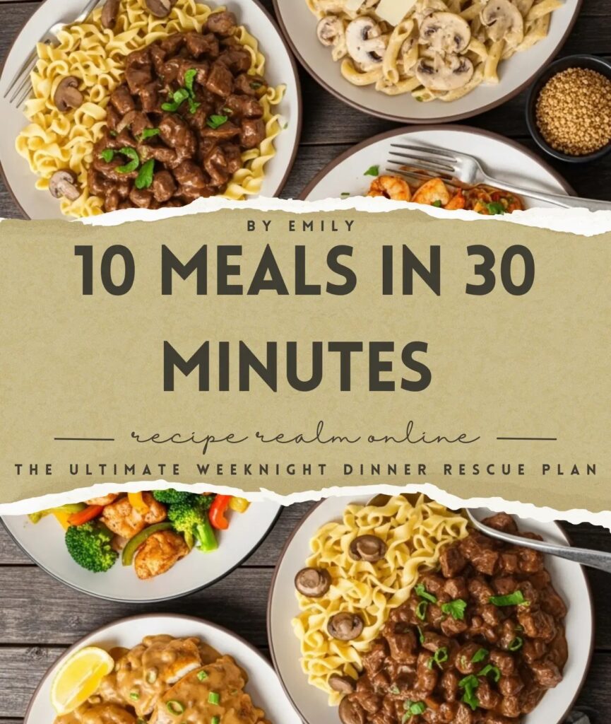 Weeknight Dinner Rescue Plan