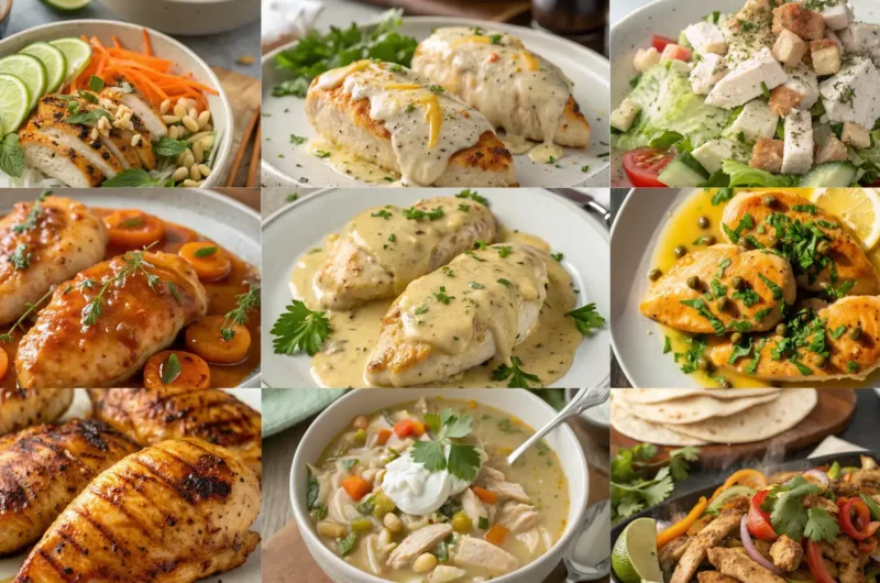 10 Easy Chicken Breast Recipes (Quick, Juicy & Always Flavorful)