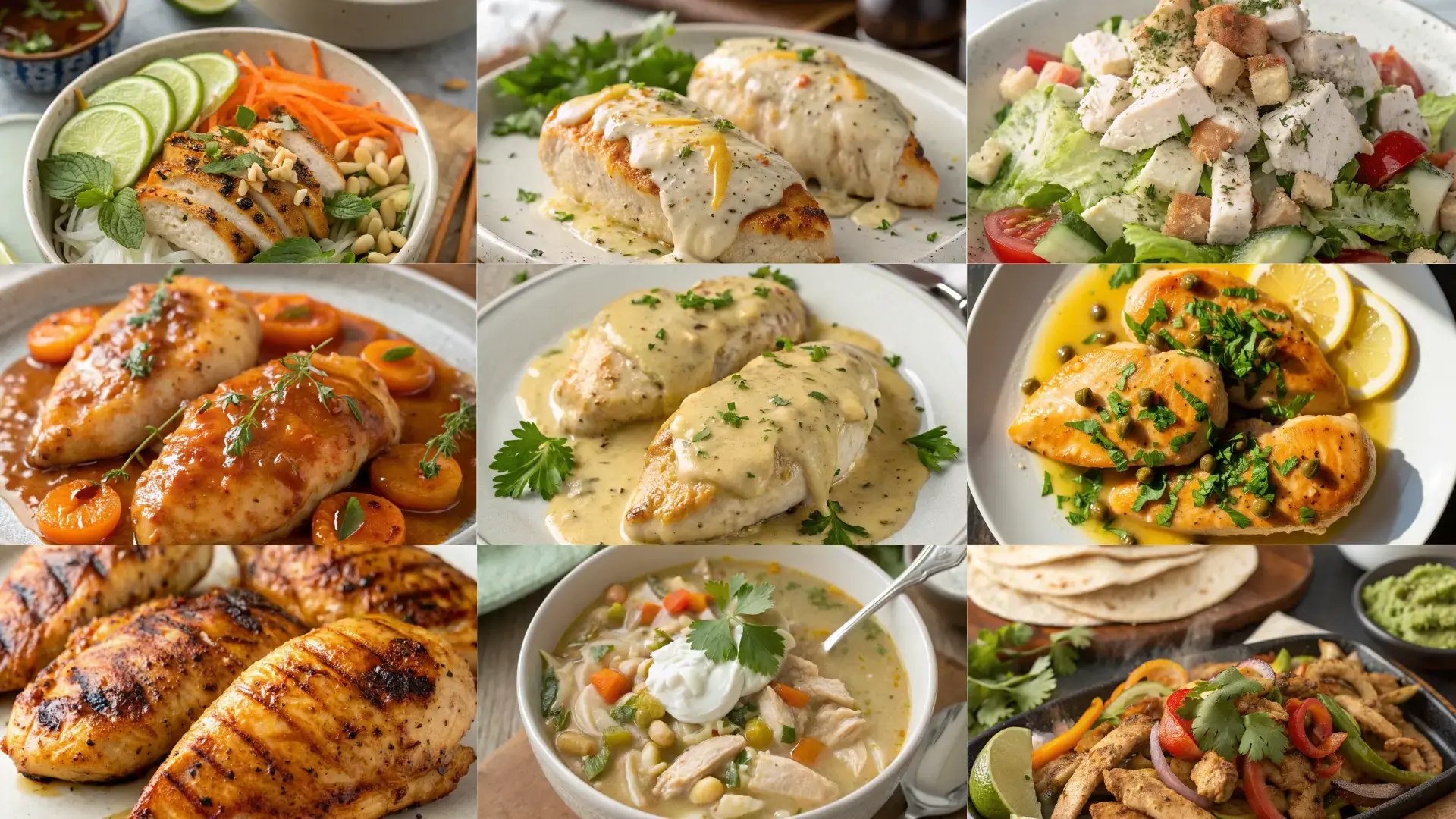 10 Easy Chicken Breast Recipes (Quick, Juicy & Always Flavorful)