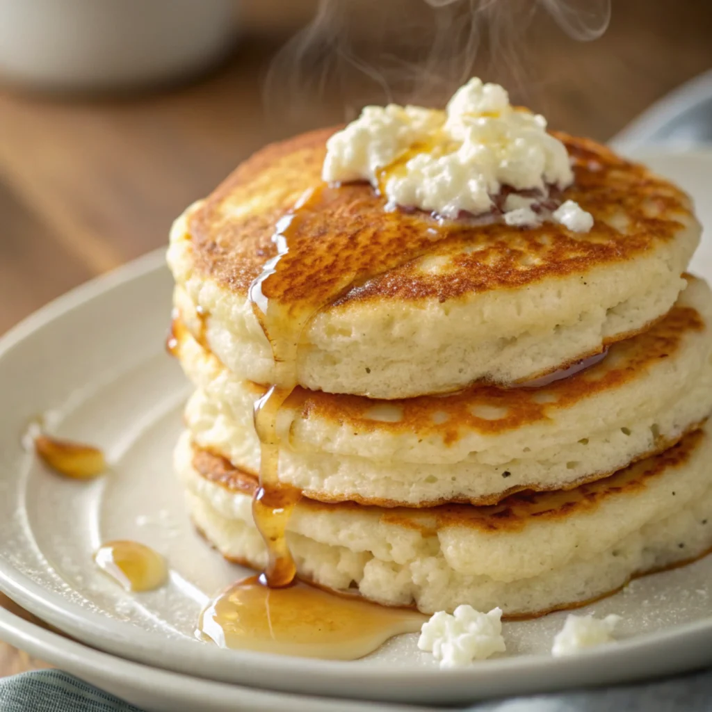 Easy Cottage Cheese Pancakes for Breakfast