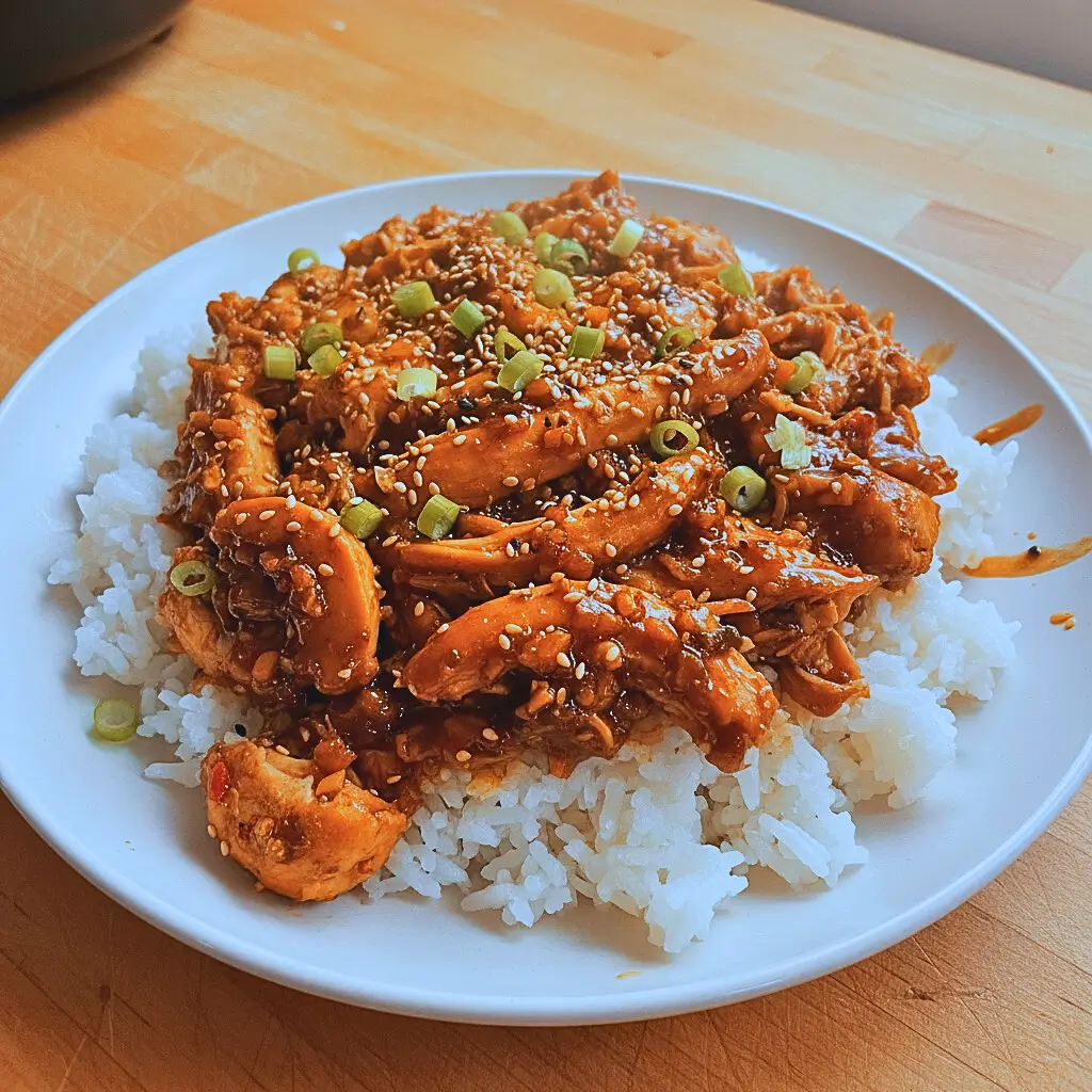 Slow Cooker Honey Garlic Chicken :The Dinner That Cooks Itself