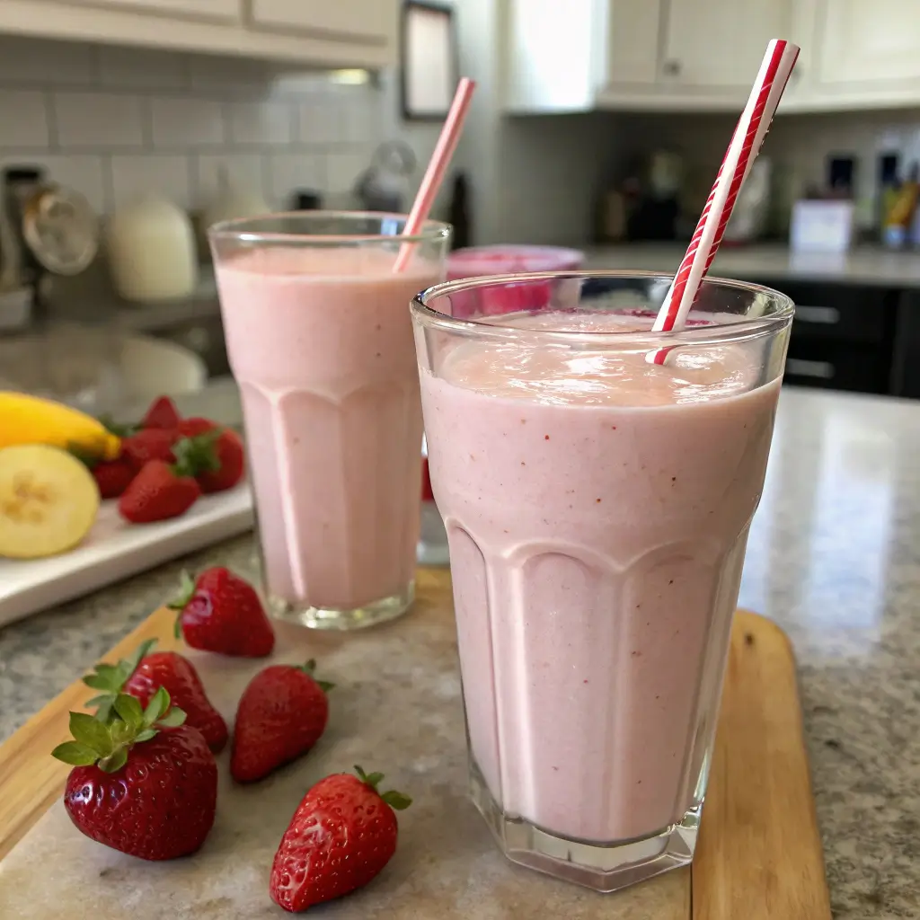 The Best 5-Minute Strawberry Banana Smoothie