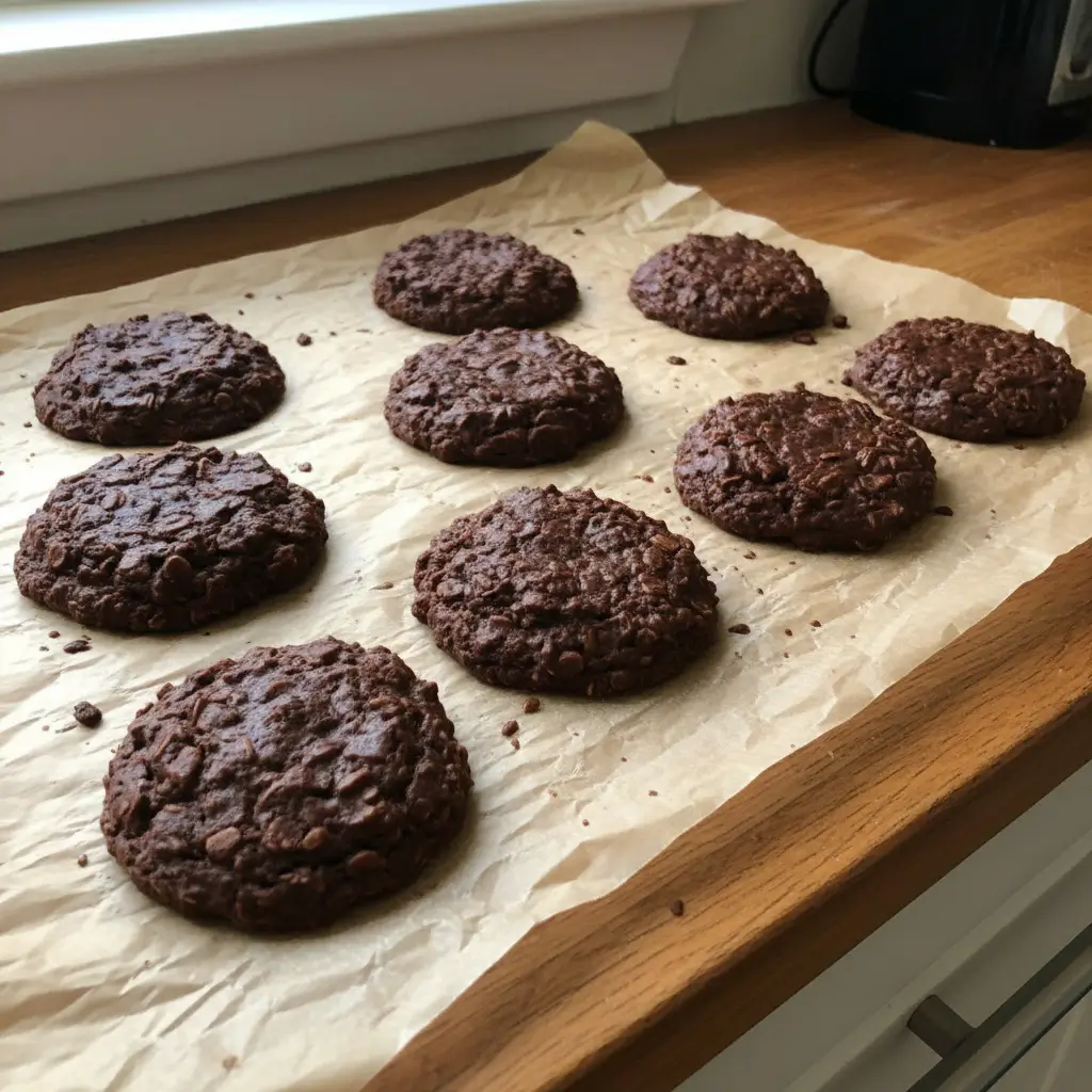 20-Minute No-Bake Chocolate Oatmeal Cookies