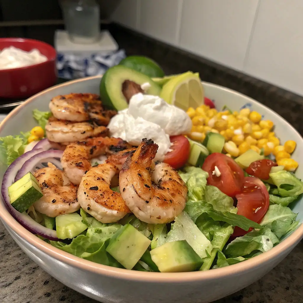Grilled Shrimp Salad
