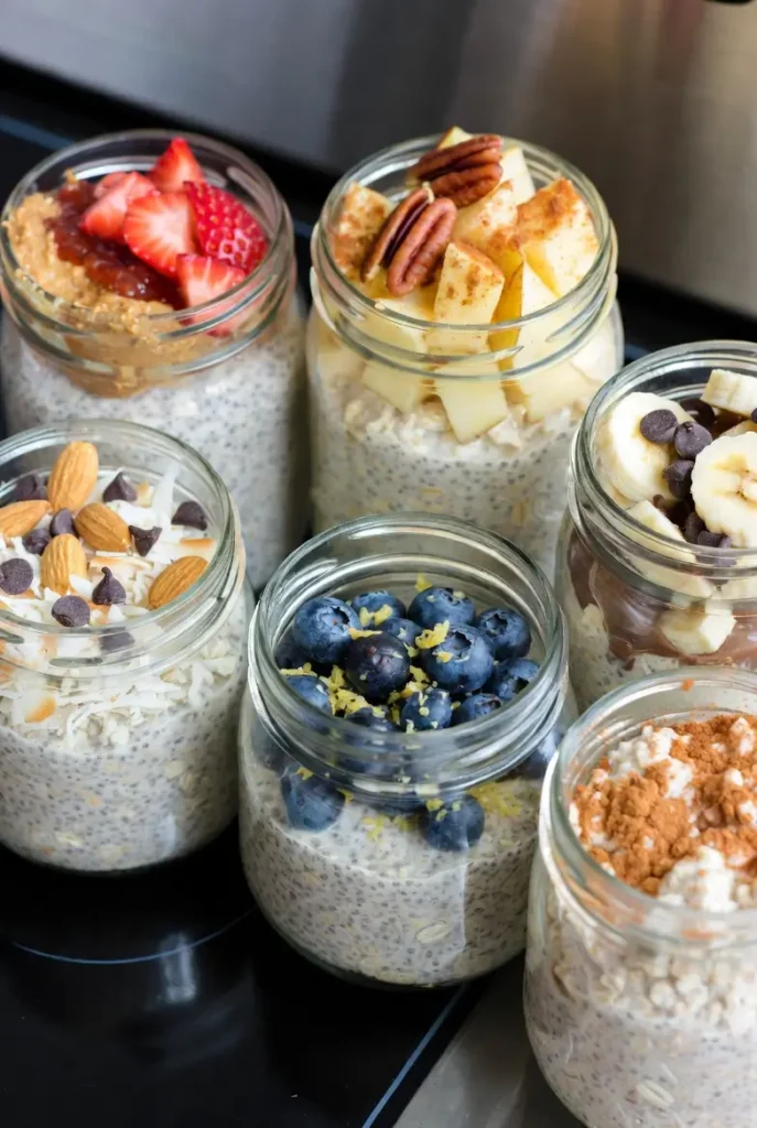 Easy Overnight Oats (6 Delicious Flavors!)