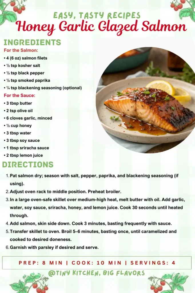 Honey Garlic Salmon