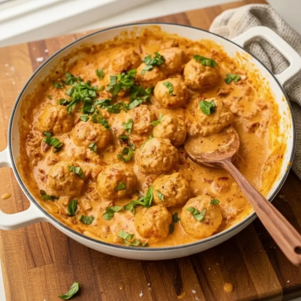 30-Minute Marry Me Meatballs in Creamy Tomato Sauce