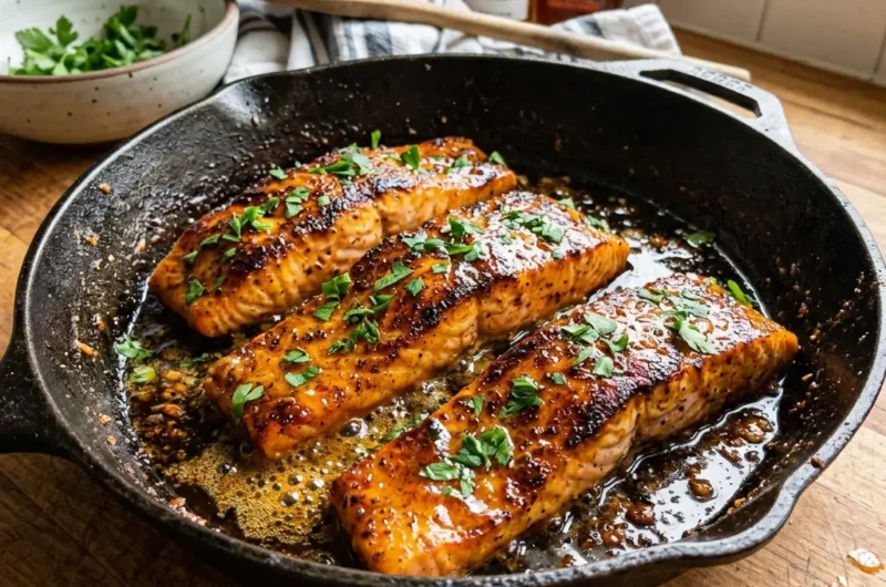 Cajun Honey Butter Salmon (Sweet, Spicy & Ready in 20!)
