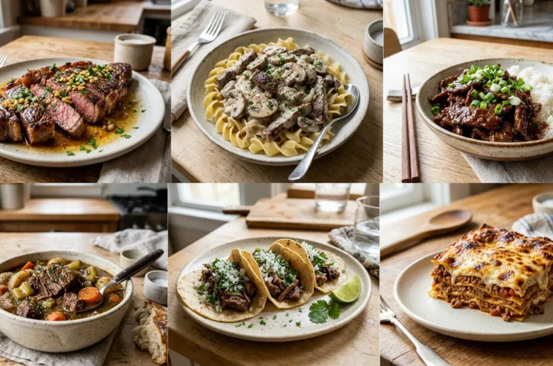 Garlic Butter Steak to Beef Lasagna: 6 Must-Try Beef Recipes
