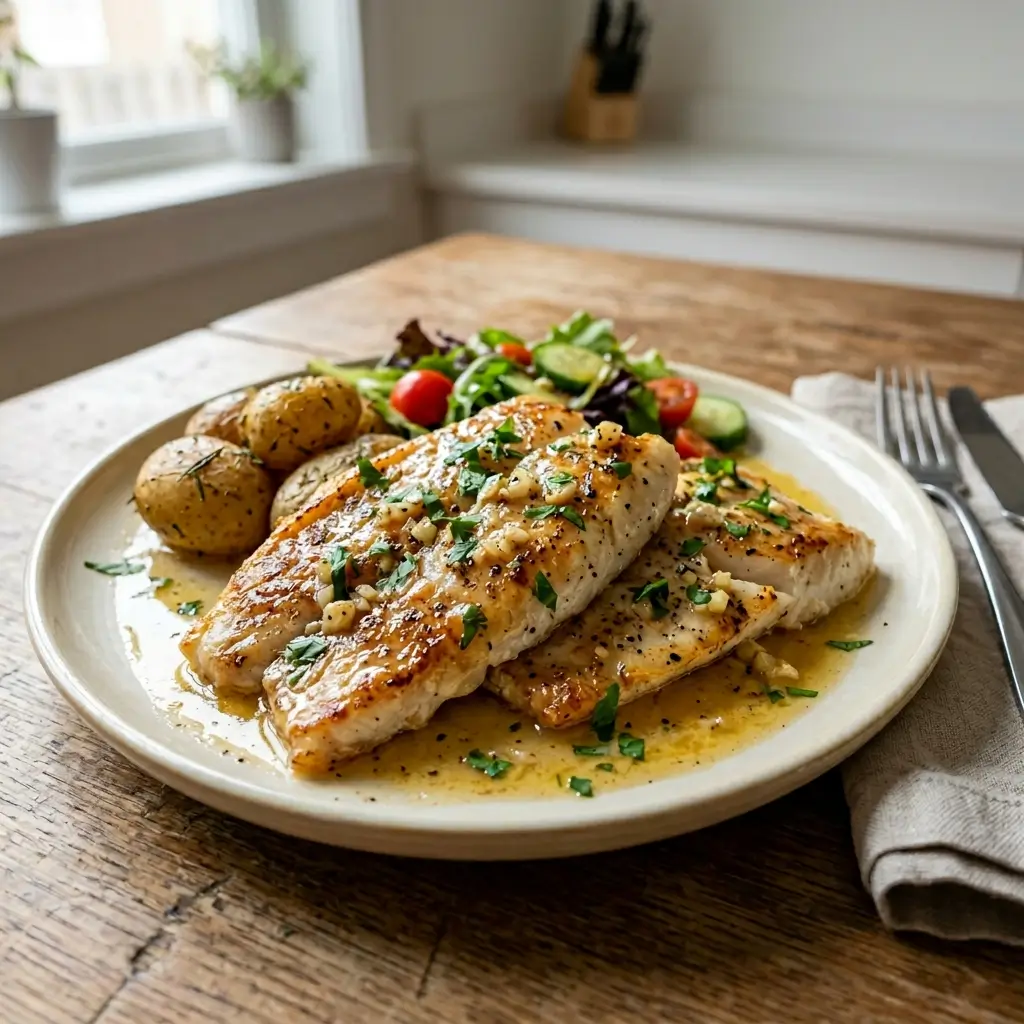 Garlic Butter Fish Fillet