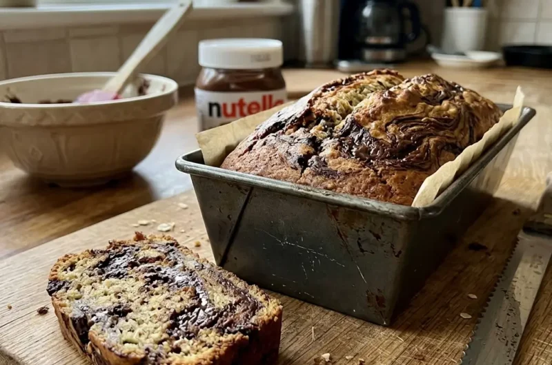 The Best Nutella Banana Bread (So Easy!)