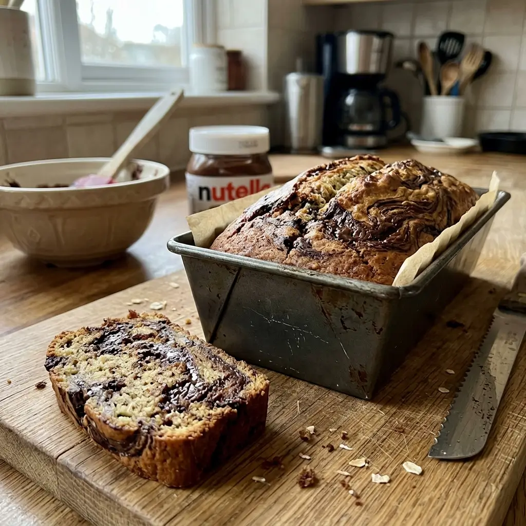 Nutella Banana Bread