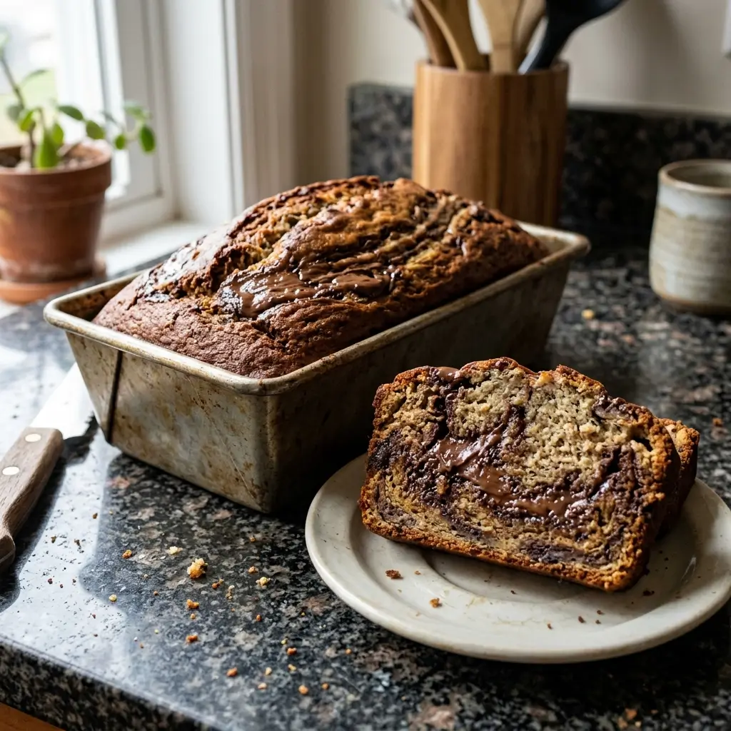 Nutella Banana Bread