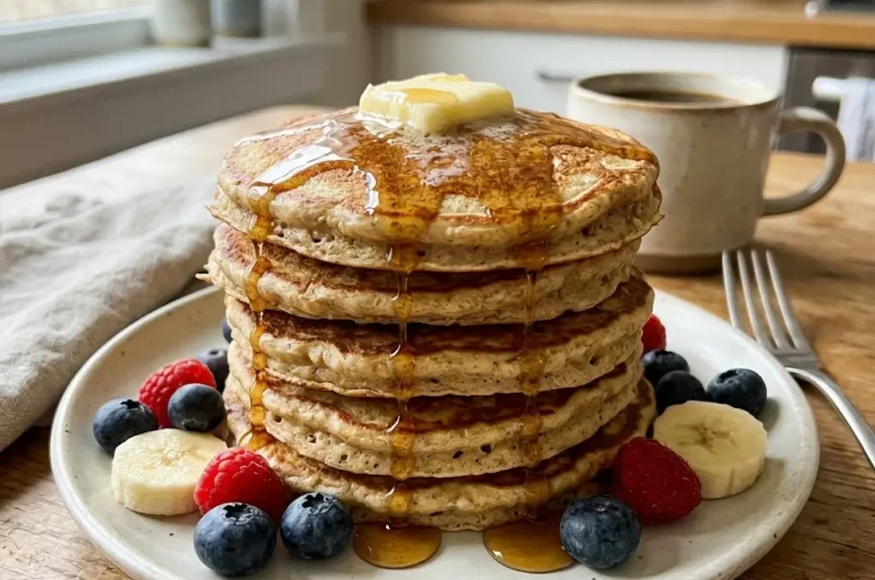 20-Minute Protein Pancakes with Oats and Banana