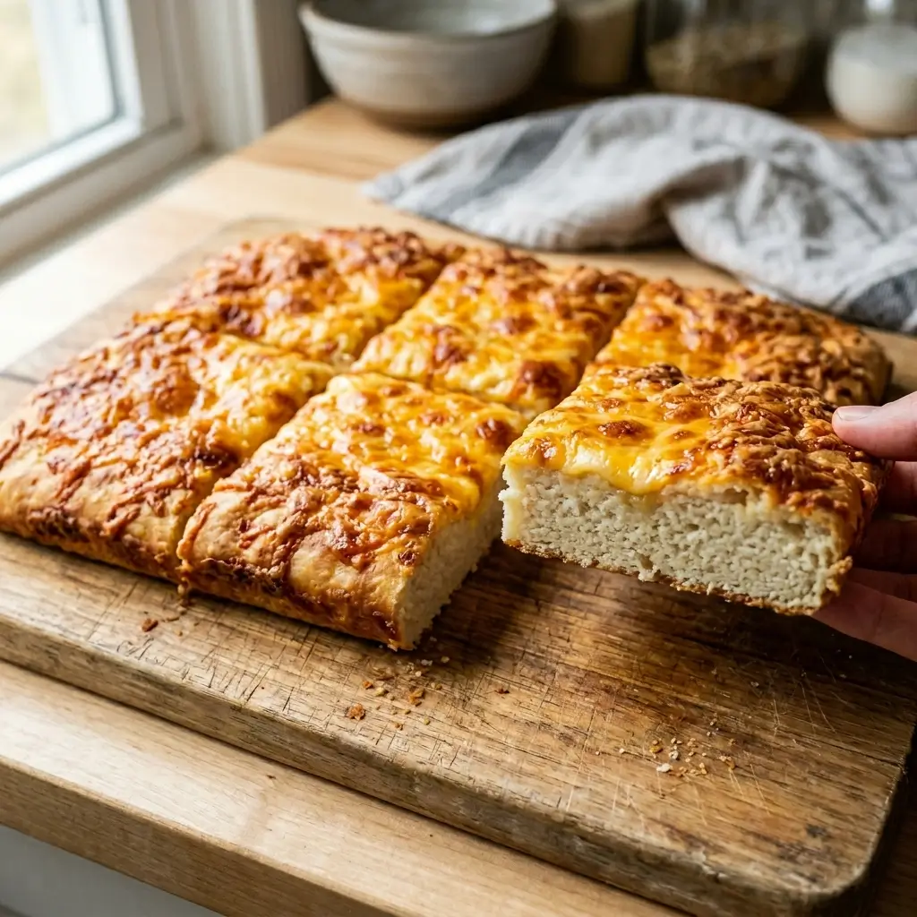 Cheesy Cottage Cheese Bread