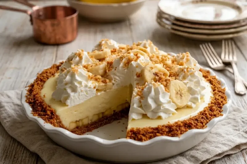 Easy Banana Cream Pie (No-Bake, Crowd-Pleaser!)