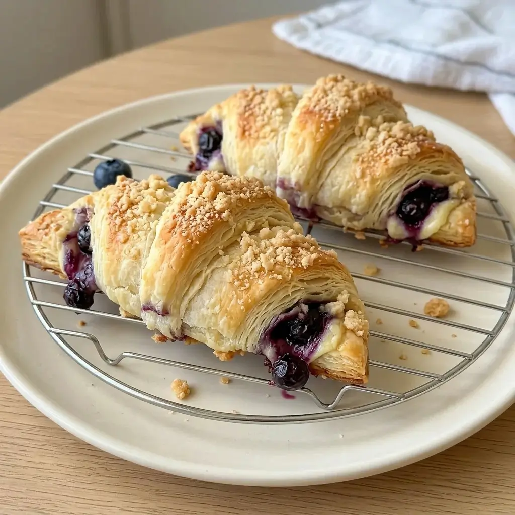 Blueberry Cheesecake Crescent Rolls