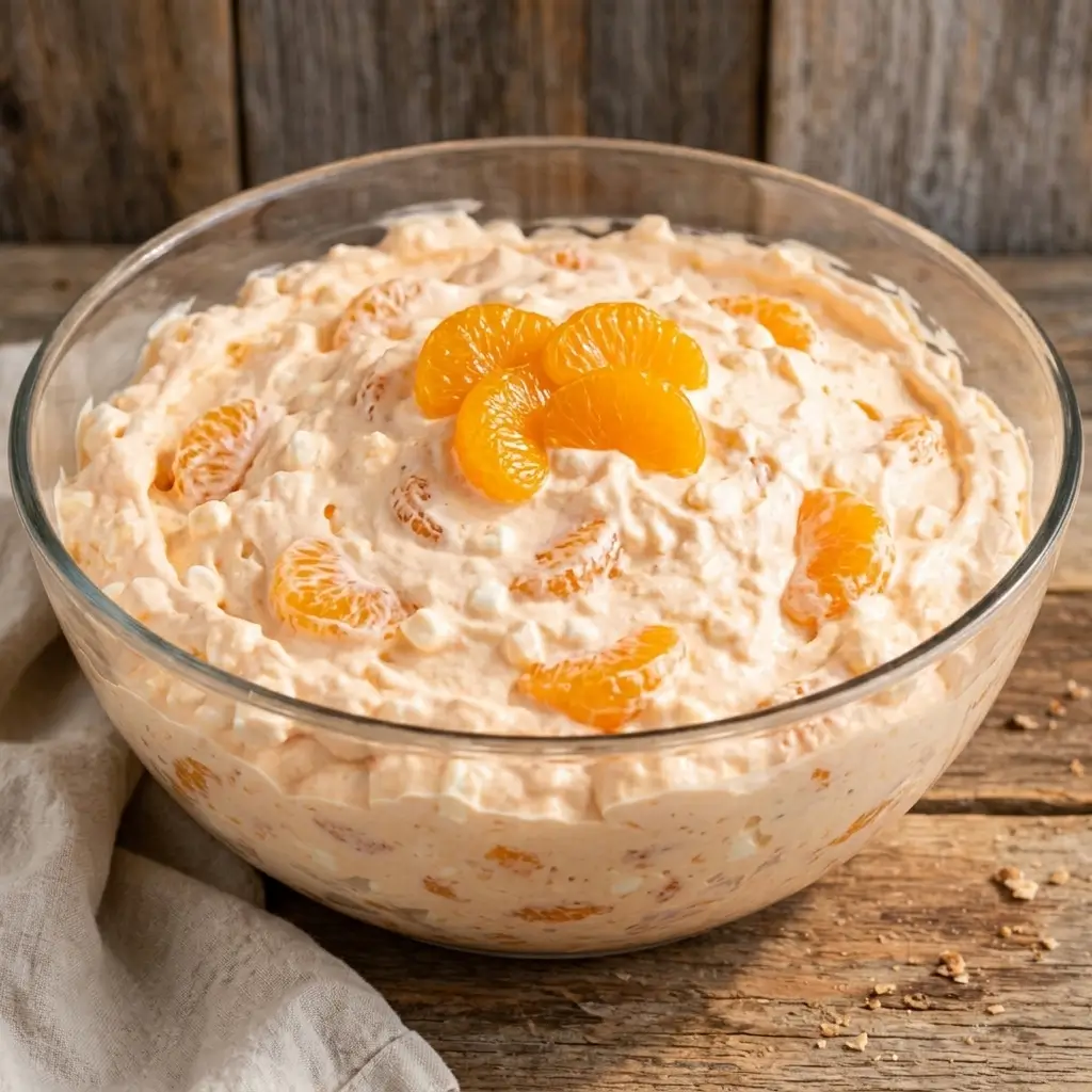 4-Ingredient Orange Creamsicle Salad (Tastes Like Childhood!)