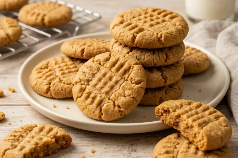 4-Ingredient Cake Mix Peanut Butter Cookies