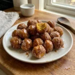 Pumpkin Pie Cinnamon Sugar Donut Holes (Baked!)