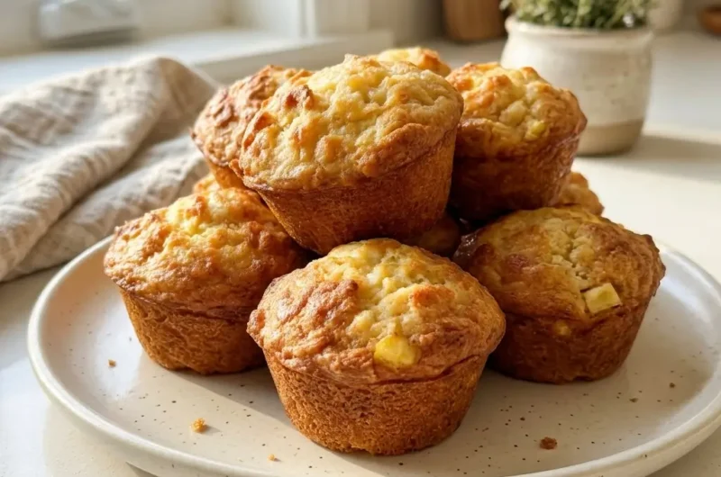 The Best Apple Cinnamon Cottage Cheese Muffins (Protein-Packed!)
