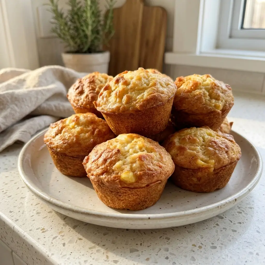 Apple Cinnamon Cottage Cheese Muffins