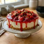 No-Bake Strawberry Cheesecake (No Oven Needed!)