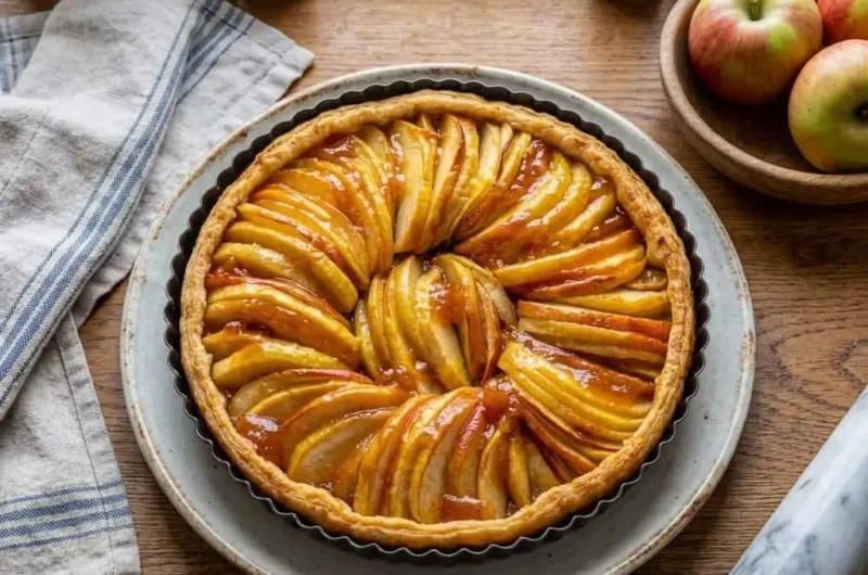 Easy Apple Tart with Puff Pastry (So Elegant!)