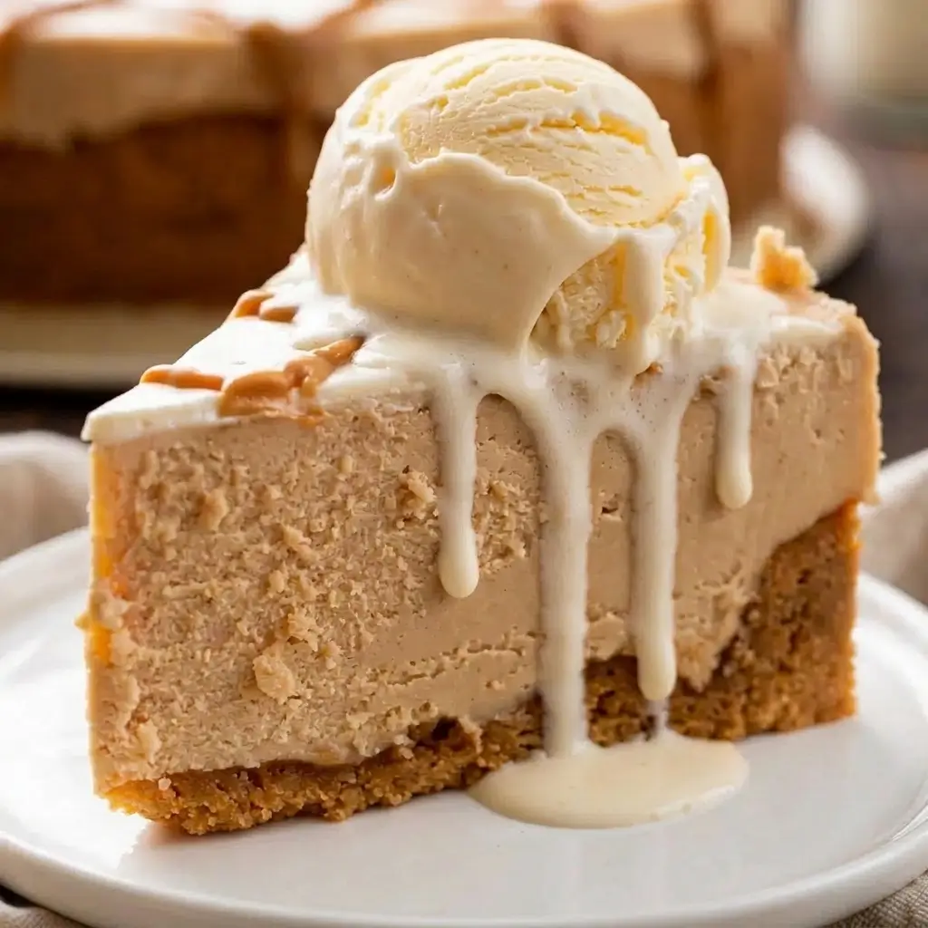 No-Bake Peanut Butter Cheesecake (So Creamy!)